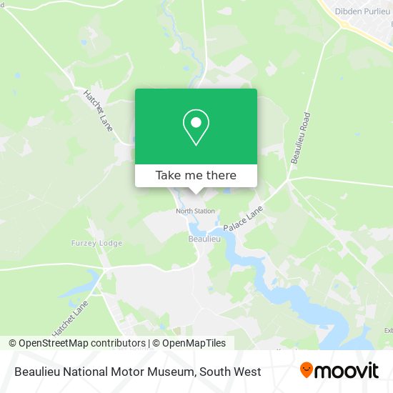 Beaulieu National Motor Museum map