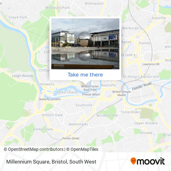Millennium Square, Bristol map