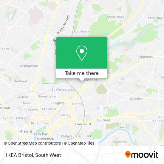 IKEA Bristol map