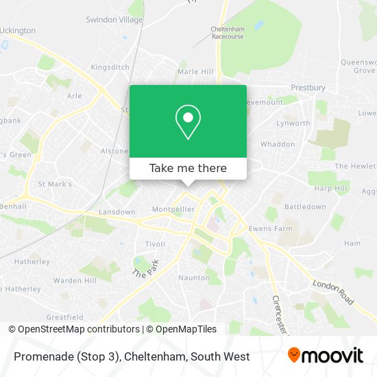 Promenade (Stop 3), Cheltenham map