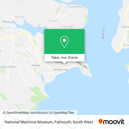 National Maritime Museum, Falmouth map