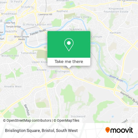 Brislington Square, Bristol map