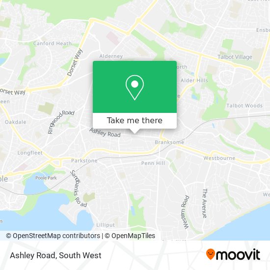 Ashley Road map