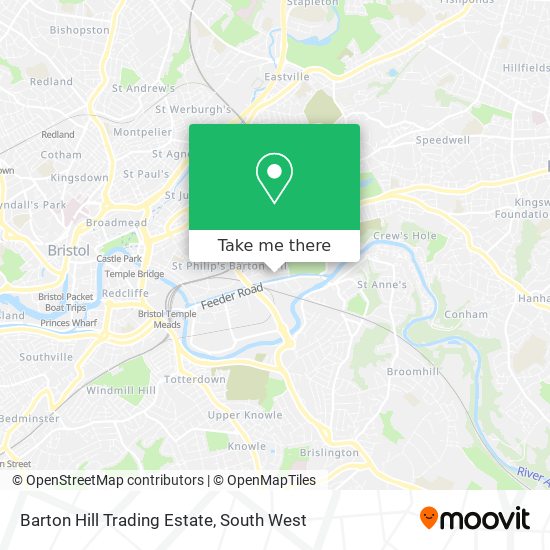 Barton Hill Trading Estate map