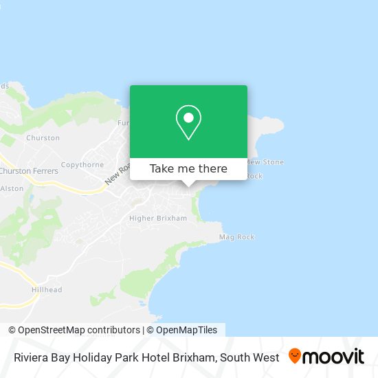 Riviera Bay Holiday Park Hotel Brixham map