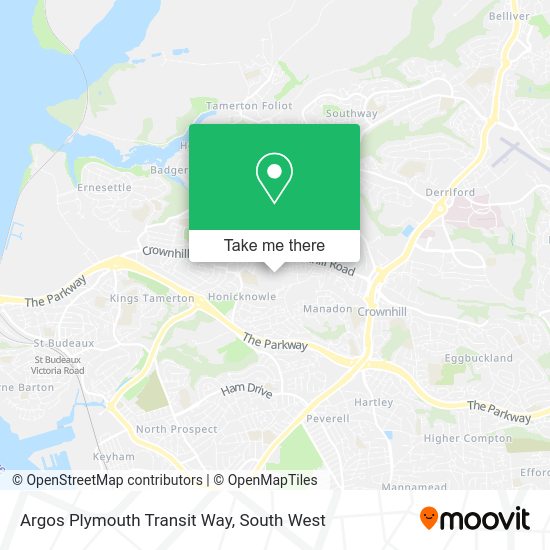 How to get to Argos Plymouth Transit Way by bus or train?