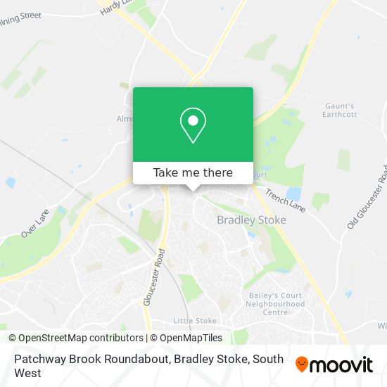 Patchway Brook Roundabout, Bradley Stoke map