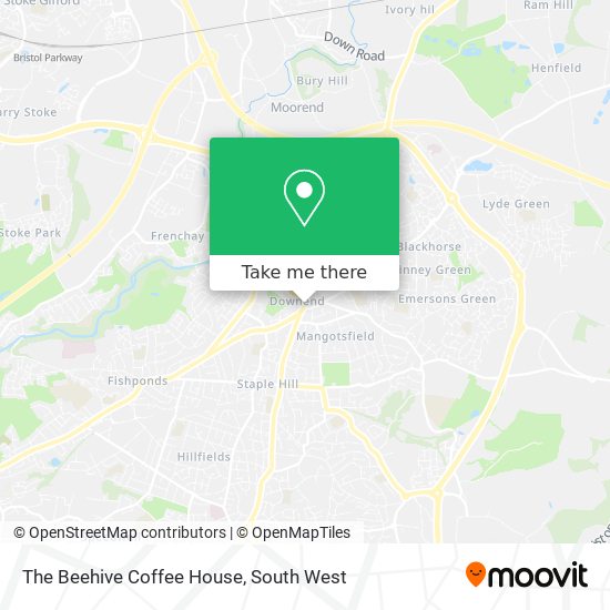 The Beehive Coffee House map