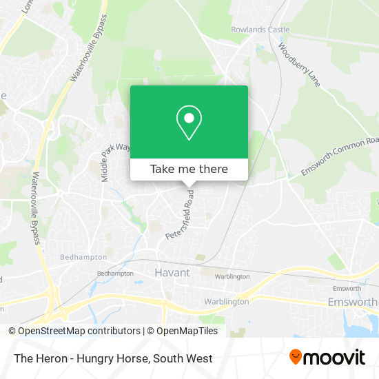 The Heron - Hungry Horse map