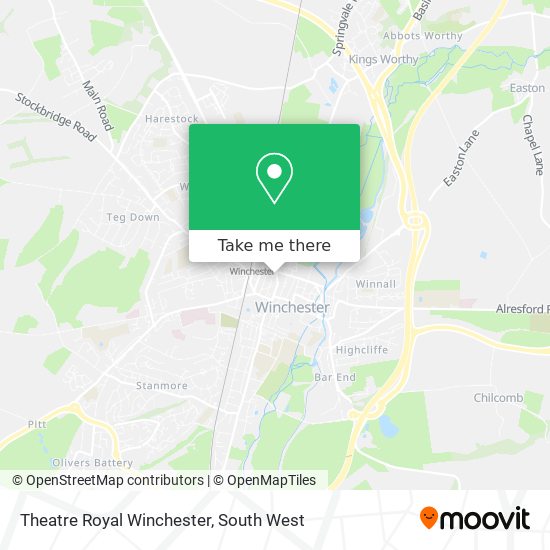 Theatre Royal Winchester map