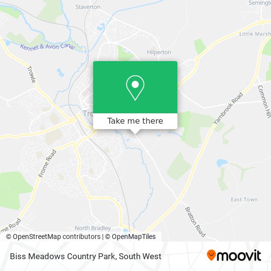 Biss Meadows Country Park map