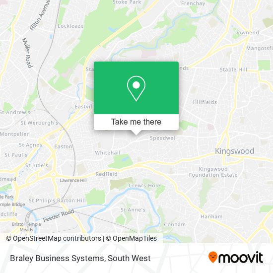 Braley Business Systems map