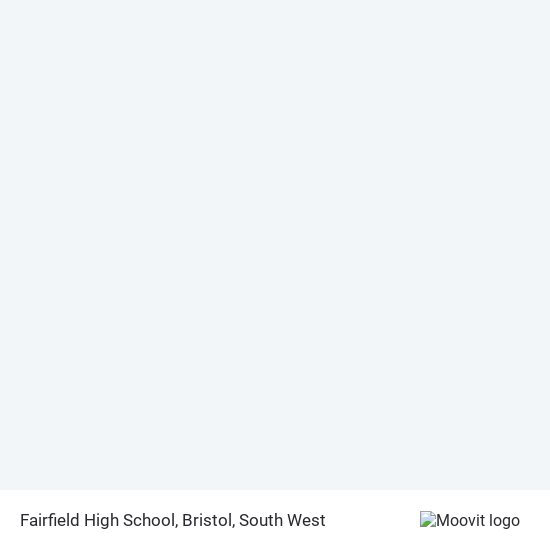 Fairfield High School, Bristol map