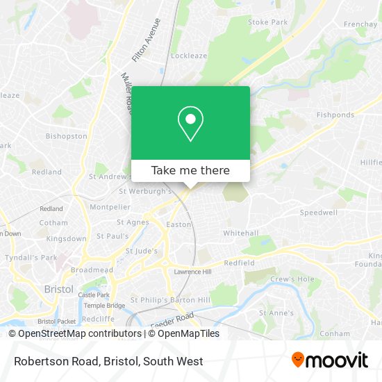 Robertson Road, Bristol map