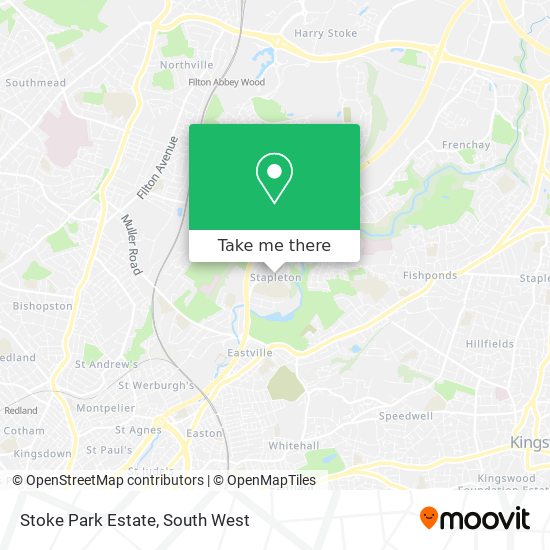 Stoke Park Estate map