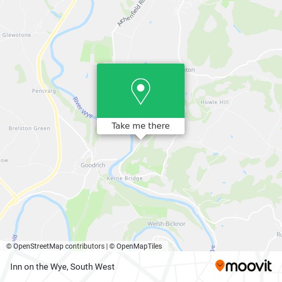 Inn on the Wye map