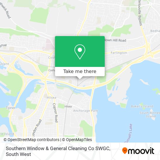 Southern Window & General Cleaning Co SWGC map