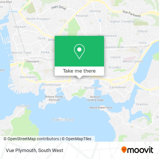 Vue Plymouth map