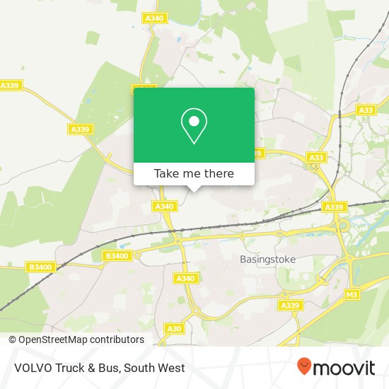 VOLVO Truck & Bus, Knights Park Road Basingstoke Basingstoke RG21 6 map