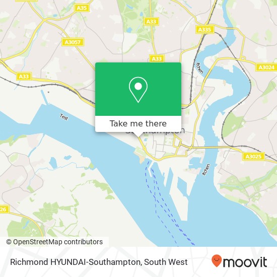 Richmond HYUNDAI-Southampton, West Quay Road Southampton Southampton SO15 1 map