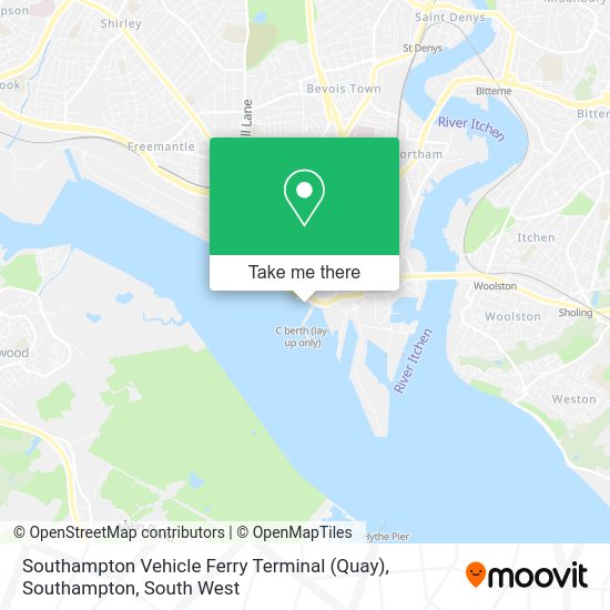 How to get to Southampton Vehicle Ferry Terminal (Quay), Southampton in