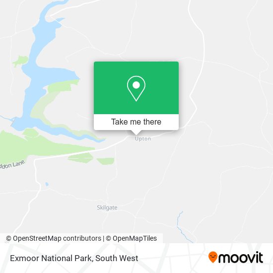 Exmoor National Park map