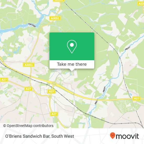 O'Briens Sandwich Bar, 3700 Parkway Whiteley Fareham PO15 7AW map