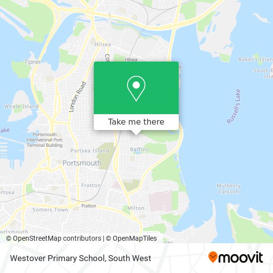 Westover Primary School map