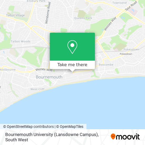 Bournemouth University (Lansdowne Campus) map