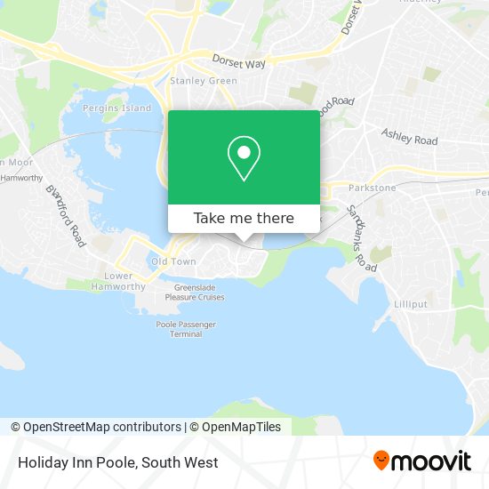 Holiday Inn Poole map
