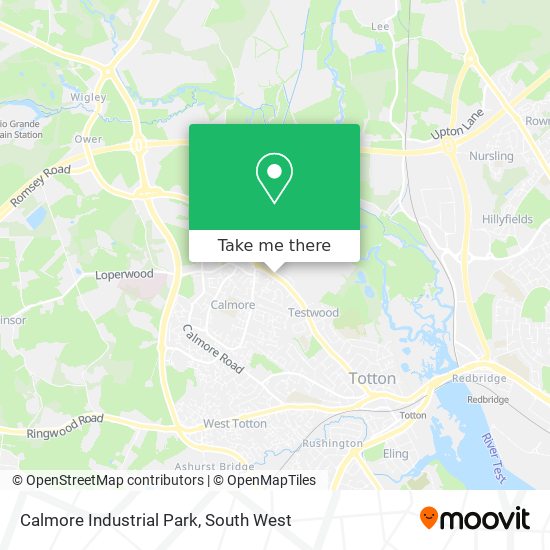 Calmore Industrial Park map