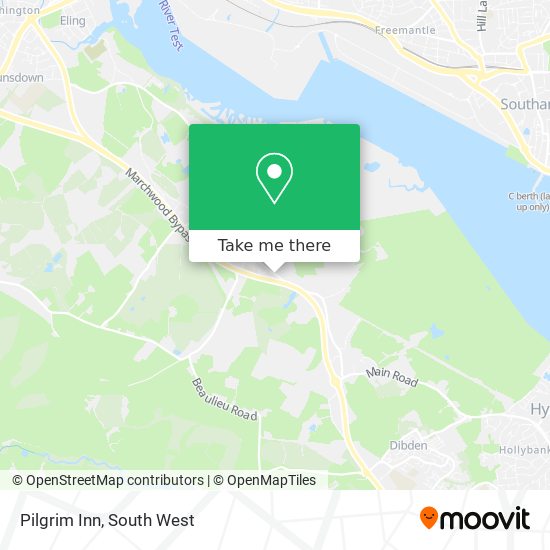 Pilgrim Inn map