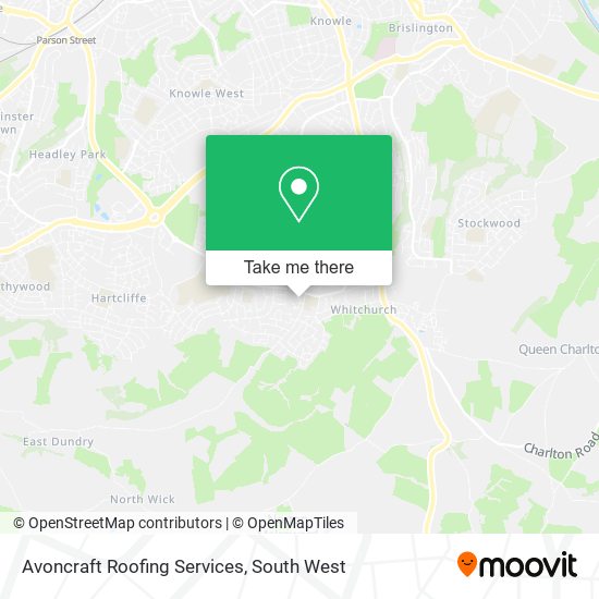 Avoncraft Roofing Services map