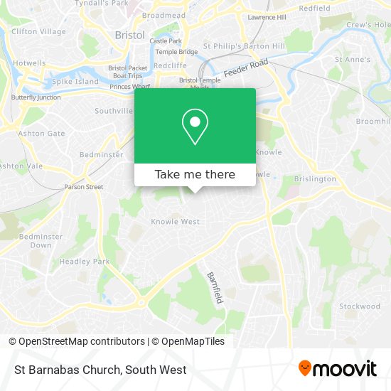 St Barnabas Church map