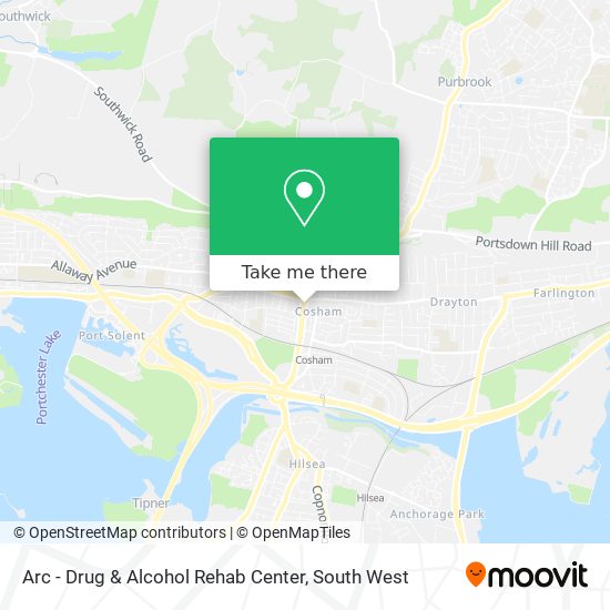 Arc - Drug & Alcohol Rehab Center map