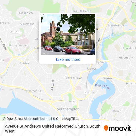 Avenue St Andrews United Reformed Church map