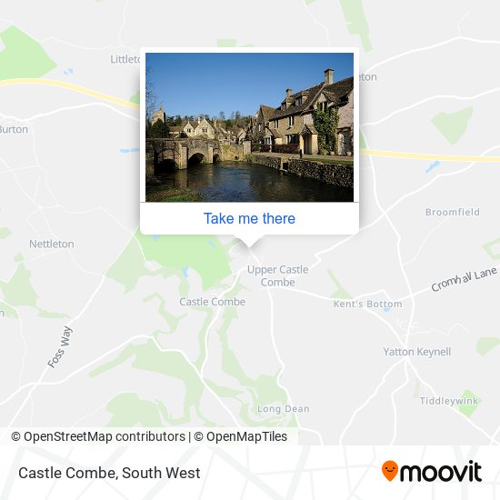 Castle Combe map