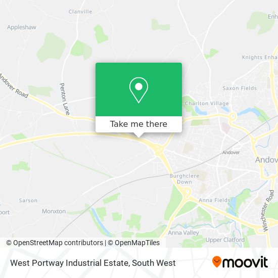 West Portway Industrial Estate map