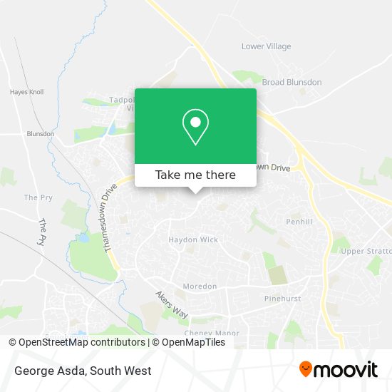 George Asda map