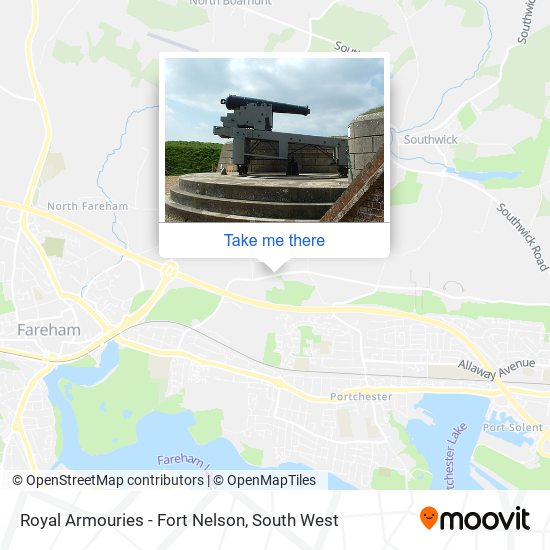 Royal Armouries - Fort Nelson map