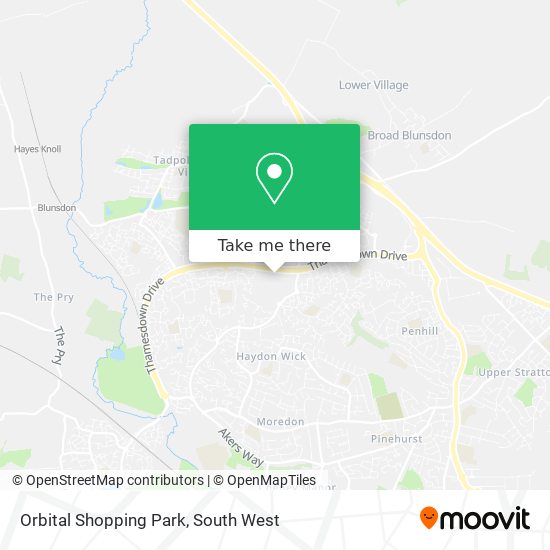 Orbital Shopping Park map