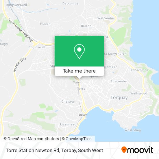 Torre Station Newton Rd, Torbay map