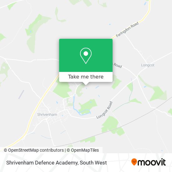Shrivenham Defence Academy map