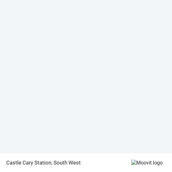 Castle Cary Station map
