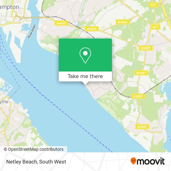 Netley Beach map