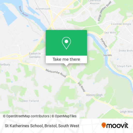 St Katherines School, Bristol map