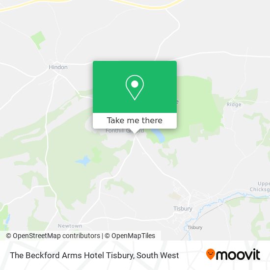 The Beckford Arms Hotel Tisbury map
