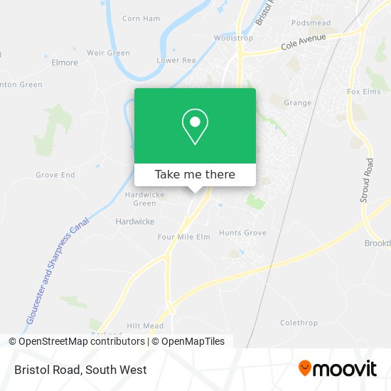 Bristol Road map