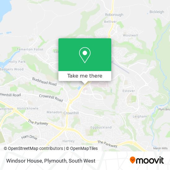 Windsor House, Plymouth map