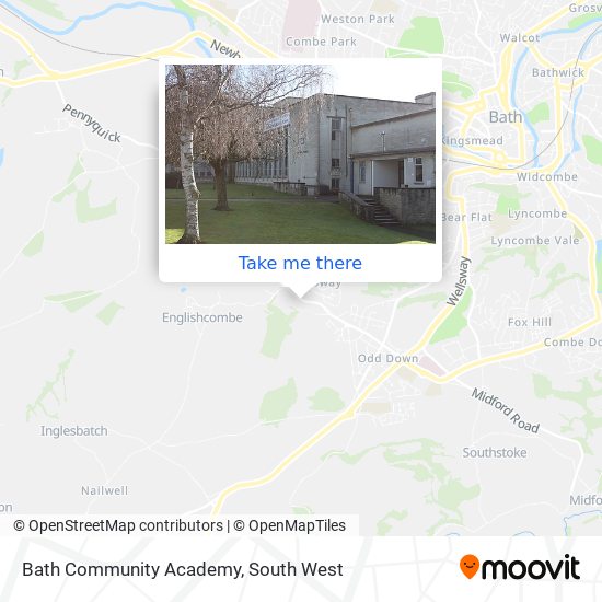 Bath Community Academy map